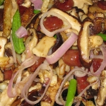 20090716-chinesesausage-mushroom-medley-with-shallots-and-thai-chiles
